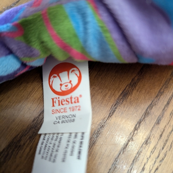 Fiesta plush psychedelic 6.5 inch sloth. The Name is Vernon. - Picture 4 of 7